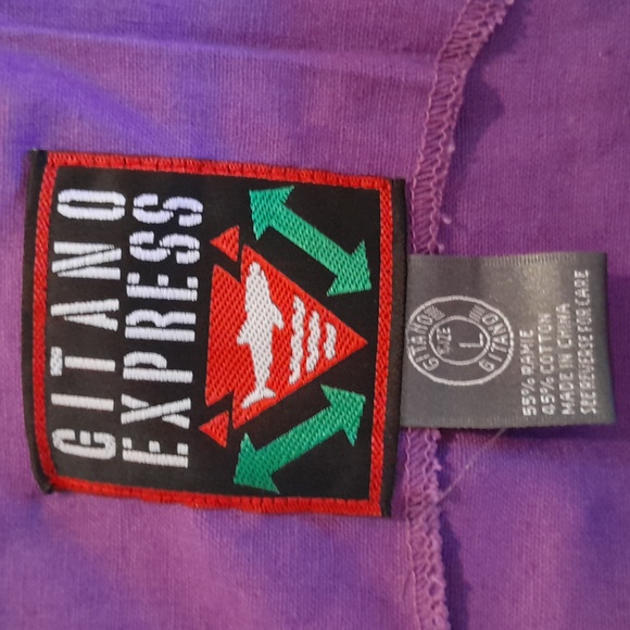 NWT Vintage Gitano Vibrant Purple Midi Dress - Picture 13 of 15